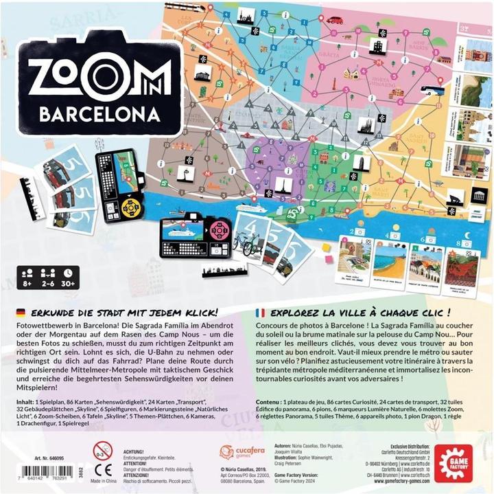 Image du produit Game Factory Zoom à Barcelone (Multilingue)