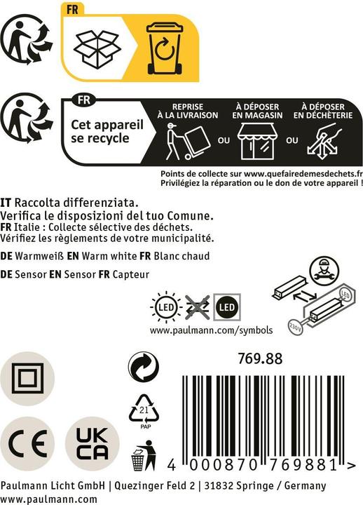 Image du produit Paulmann Aptare (4100 lm)