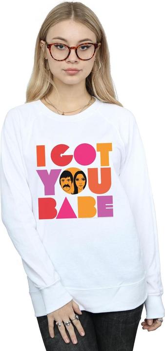 Actual product image Sonny & Cher Womens/Ladies I Got You Sweatshirt (S)