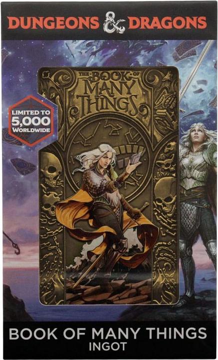 Image du produit Fanattik Dungeons & Dragons Lingot Book of Many Things Édition limitée