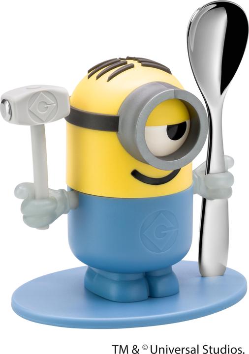WMF Kinder Eierbecher mit Löffel Minions Kunststoff Edelstahl (1 x)