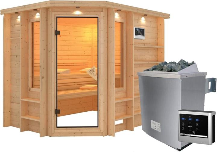 Produktbild Karibu Riona mit Dachkranz (9 KW externe Steuerung)