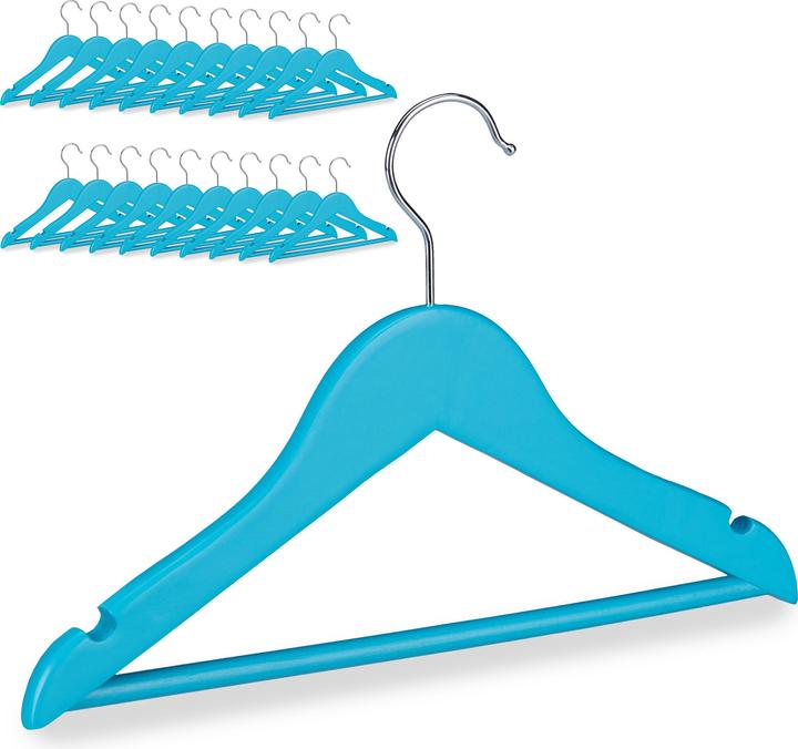 Actual product image Relaxdays Kids's Clothes Hangers Set of 20 (20 x)