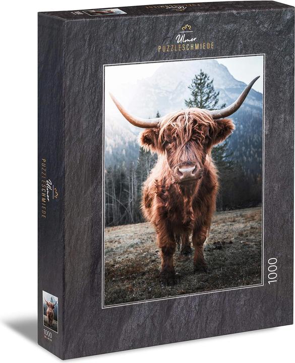 Image du produit Ulmer Puzzleschmiede Puzzle animaux?Hochland? (1000 pcs) (1000 pièces)