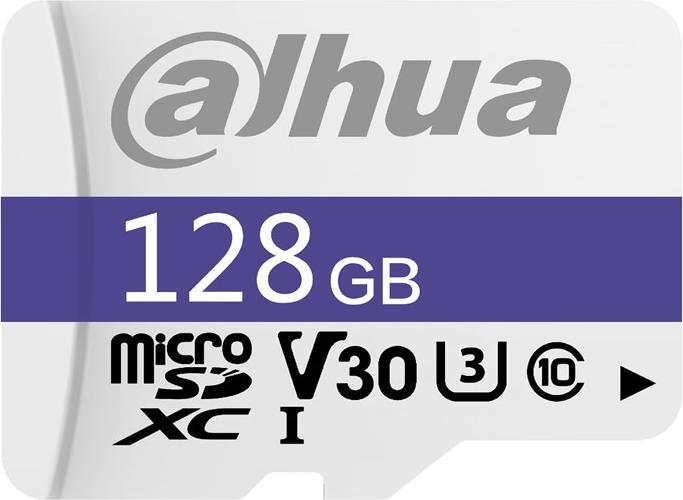 Dahua 128GB TF-C100A microSD Speicherkarte + Adapter (128 GB, microSD)