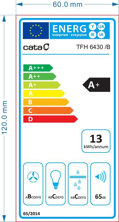 Energy Label Cata TFH 6430 GBK