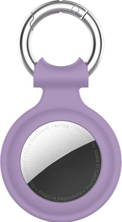 Produktbild Screenguard Apple Airtag Liquid Silikon Heart Case mit Anhänger