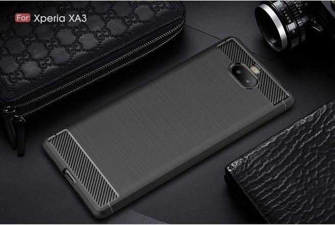 Produktbild MU Style Carbon Fiber TPU Softcase Series (Sony Xperia XA3)