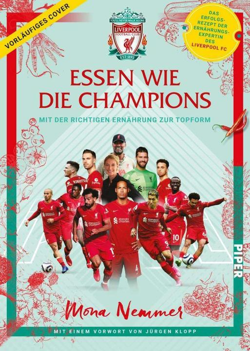 Produktbild Essen wie die Champions (Deutsch, Mona Nemmer, Liverpool FC, Cornelia Stoll, 2022)