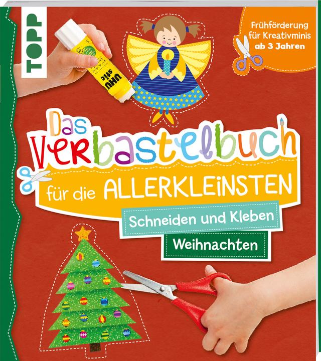 Actual product image The craft book for the little ones Cutting and gluing Christmas