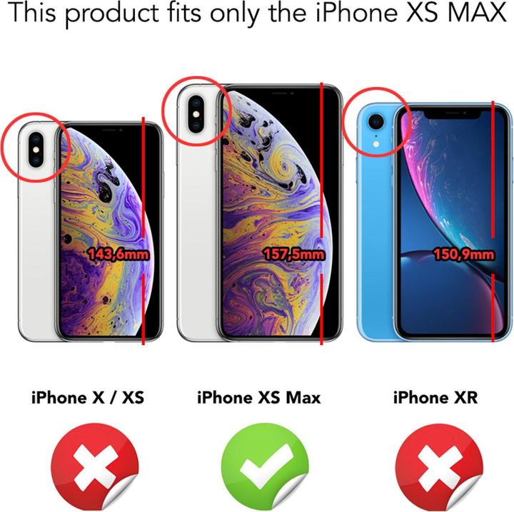 Produktbild Nalia Spiegel Hartglas Hülle (Apple iPhone XS Max)