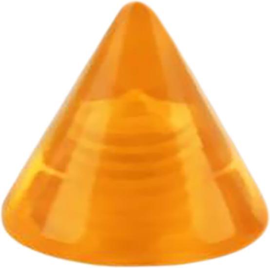 Produktbild Star Piercing Micro Cone orange transparent (Acryl, ohne Messing)