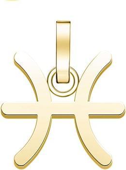 Rosefield The Pendant PE-Gold-Pisces-S Gold Plated Pendant (Gold)