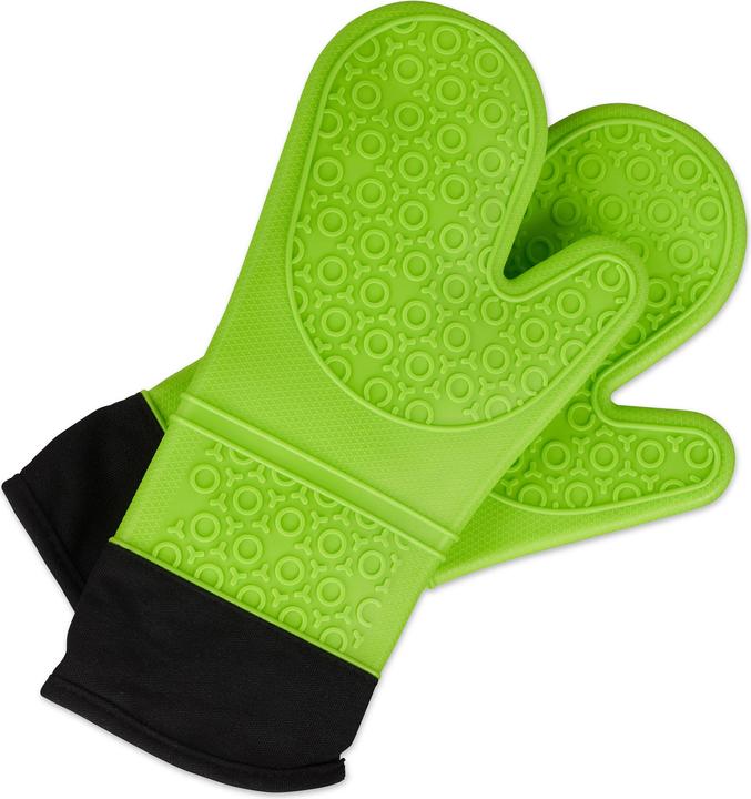Relaxdays Gants de four en silicone (Silicone)