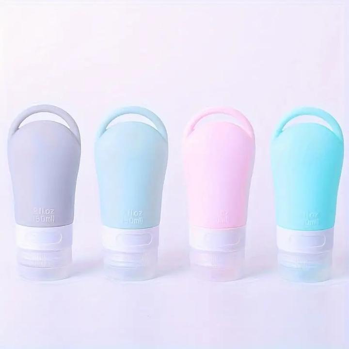 Image du produit Swissdetector Set de flacons de voyage rechargeable en silicone (Flacons pour liquide)