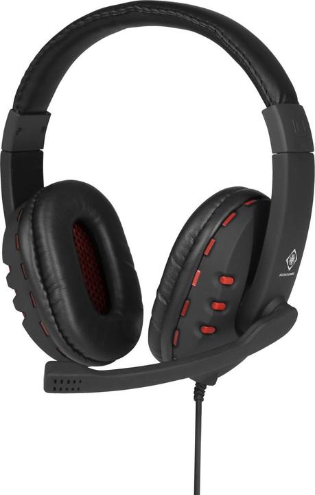 Actual product image Deltaco GAM-023DE Gaming On Ear Headset Wired Stereo Black (Cable)