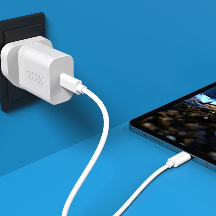 Produktbild j5Create JUP1420 Chargeur Mural USB-C® 20W - EU, Blanc, Intérieure, Secteur, 12 V, 3 A, Blanc (20 W)