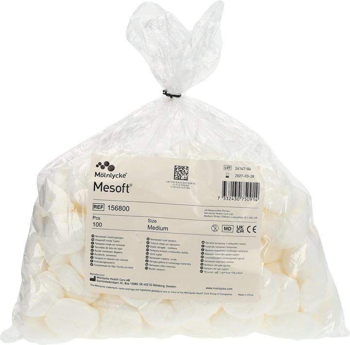 Immagine prodotto Mölnlycke MESOFT NW tampone rotondo 35mm non sterile