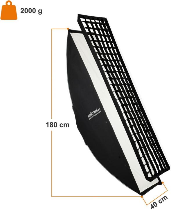 Immagine prodotto Walimex pro Luce essenziale 40x180 (Soft box)