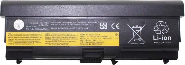 Actual product image Lenovo Battery Thinkpad L410, L510, T410, T510 (6 Cells, 6600 mAh)