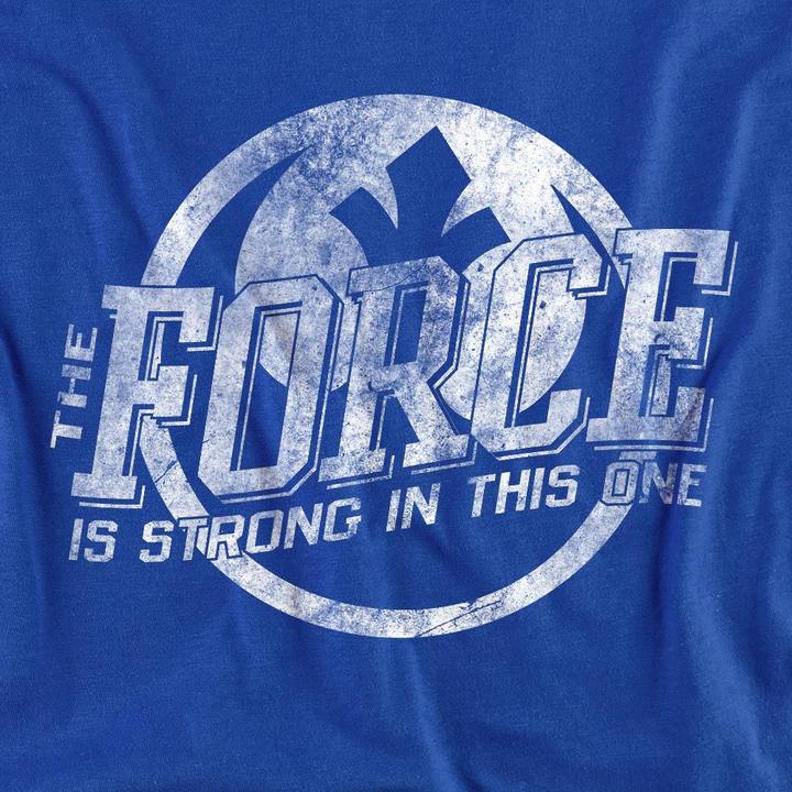 Actual product image Star Wars Unisex Adult The Force Is Strong T-Shirt (S)