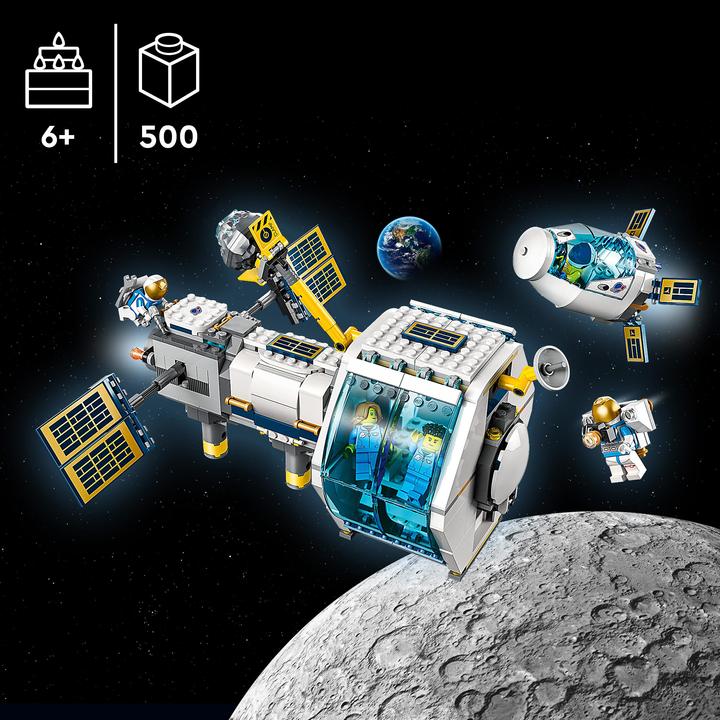 Productafbeelding LEGO Maanruimtestation (60349, LEGO Stad)