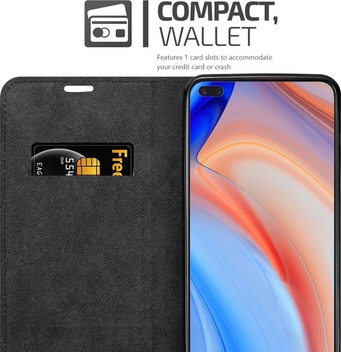 Actual product image Cadorabo Book Invisible Magnet Cover (Oppo Reno 4 Pro 5G)