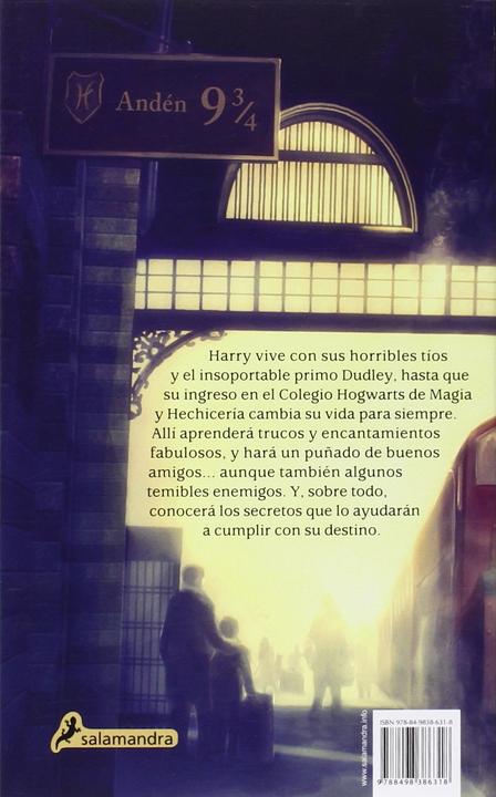 Actual product image Harry Potter 1 y la piedra filosofal (Spanish, Joanne K. Rowling, 2014)