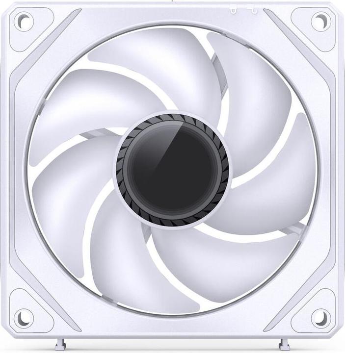 Actual product image Jonsbo ZL-120W PWM ARGB Lüfter 3er Pack, reguläre Ausrichtung - 120mm, weiss (120 mm, 3 x)