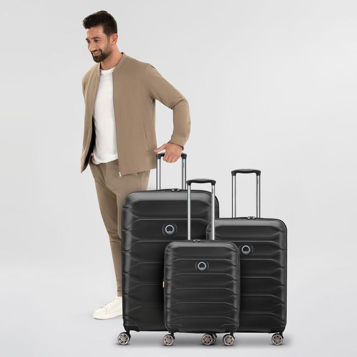 Produktbild Delsey Meteor 4 Rollen Kofferset 3-teilig mit Dehnfalte (221 l, XL (ab 115l))