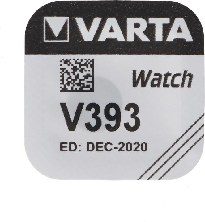Produktbild Varta 393, V393, SR48, SR754W, baugleich zu Vinnic L754 Knopfzelle für Uhren etc. (1 Stk., SR48, 72 mAh)