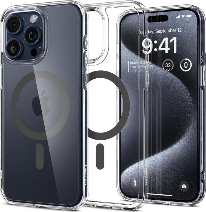 Produktbild Spigen Ultra Hybrid MAG iPhone 15 Pro 6.1" Magsafe grafitowy/graphite ACS06716 (Apple iPhone 15 Pro)