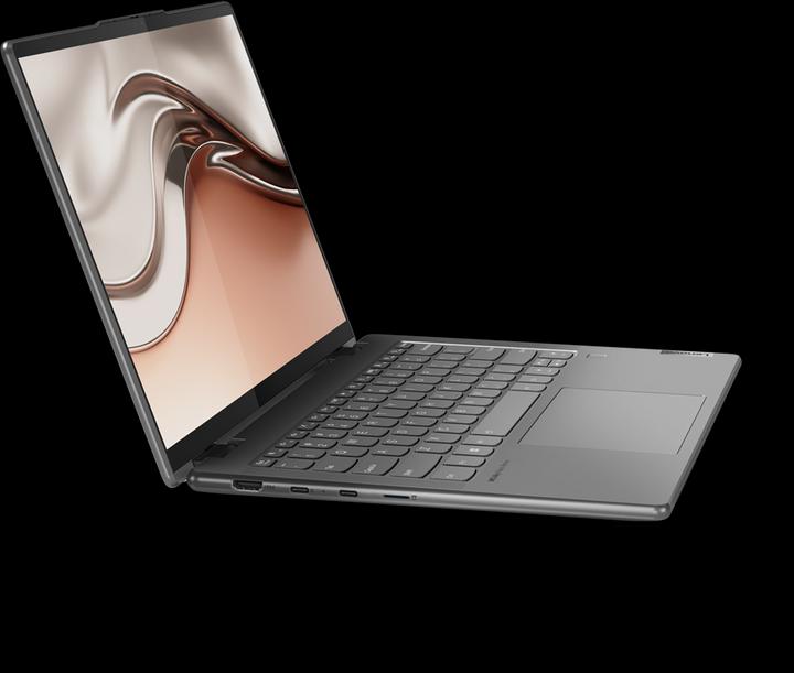 Actual product image Lenovo Yoga 7 82QF0046GE - 14-inch 2.8K OLED Touch, Ryzen 5 6600U, 16GB RAM, 512GB SSD, Digit (14", AMD Ryzen 5 6600U, 16 GB, 512 GB, DE)