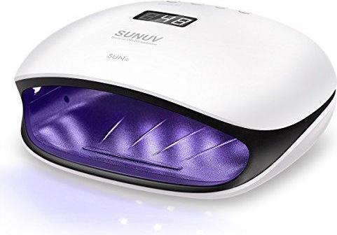 Sunuva LED-Nagellampe, weiss/ schwarz