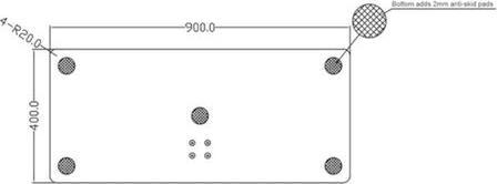 Image du produit Multibrackets M Présentoir 180 (Universel, 63", 50 kg)