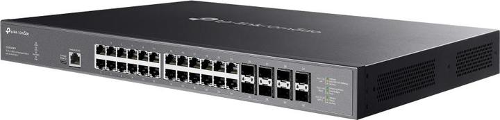 Actual product image TP-Link SX3832MPP Omada 32-Port 10GE L2+ Managed Switch 24x 10G RJ45 PoE++ Ports 8x 10G SFP+ Slots (32 Ports)