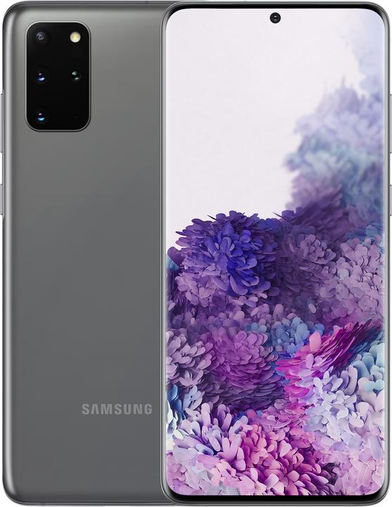 Samsung Galaxy S20+ UE (128 Go, Cosmic grey, 6.70", Double SIM hybride, 64 Mpx, 4G)