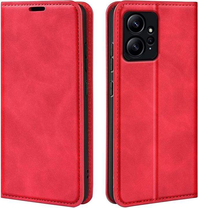 Actual product image Cover-Discount Xiaomi Redmi Note 12 4G - Stand Flip Case Cover red (Xiaomi Redmi Note 12)