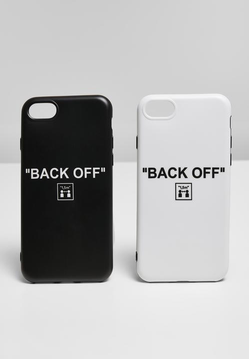Actual product image Mister Tee Back Off I Phone 6/7/8 Phone Case Set (Apple iPhone 7, Apple iPhone 6, Apple iPhone 8)