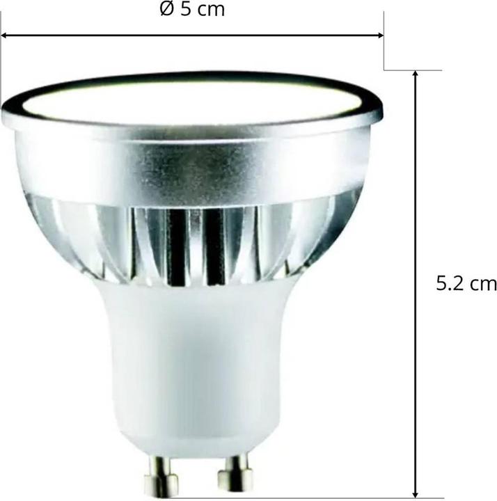 Actual product image Lindby Gu10 (GU10, 5 W, 420 lm, 1 x, F)