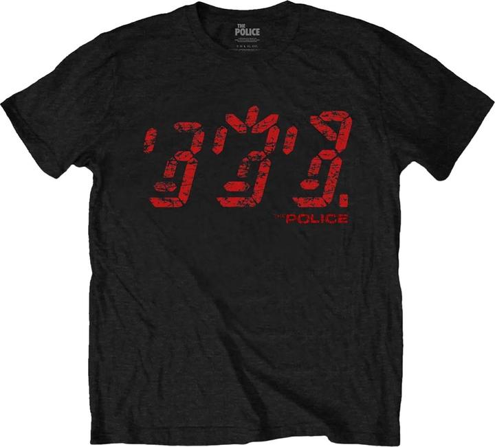 Produktbild The Police Unisex Adult Vintage Ghost Cotton T-Shirt (L)
