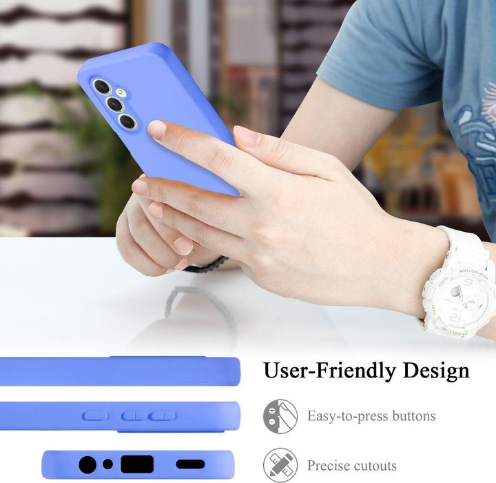 Produktbild Cadorabo Hülle für Samsung Galaxy A34 5G TPU im Liquid Schutz Silikon Design (Samsung Galaxy A34 5G)