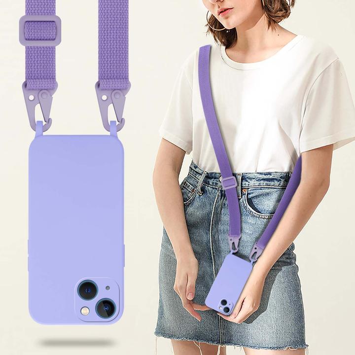 Produktbild Cadorabo TPU Cover Handy Kette Liquid (Apple iPhone 13 Pro)