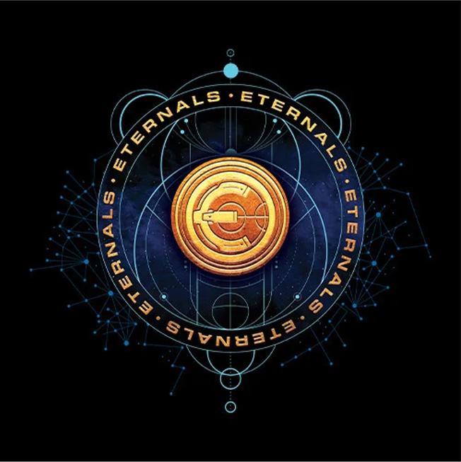Actual product image Mens Eternals Movie Emblem Hoodie (S)
