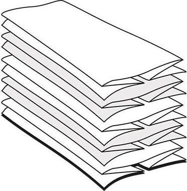 Immagine prodotto Fripa Carta asciugamani ECO, 250 x 230 mm, piegatura a V, bianca a 2 veli, in carta riciclata al 100% - 1 (1 x)