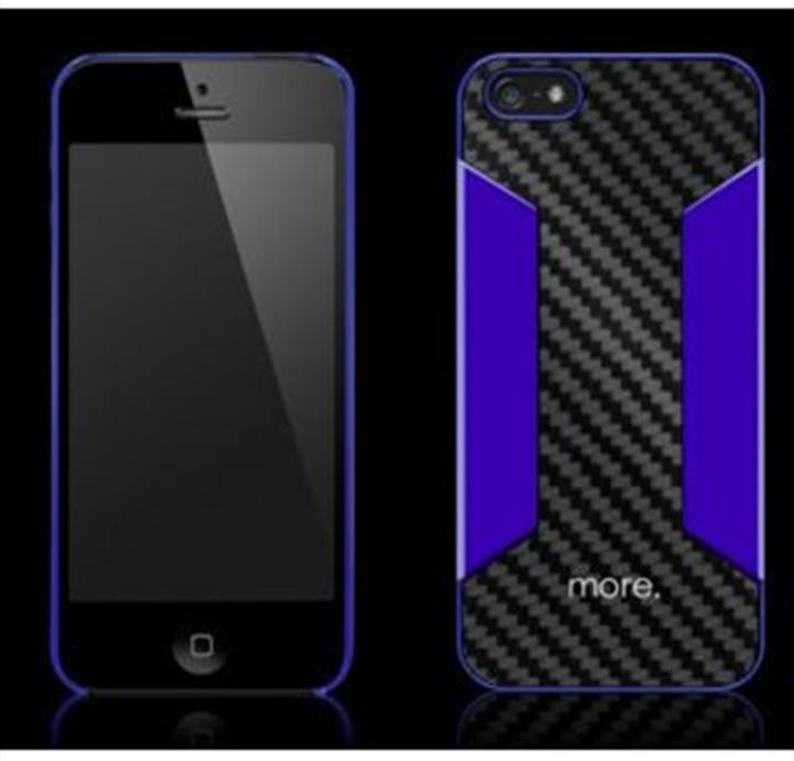 Produktbild more. Para Blaze Carbon Case Series für iPhone 5/5S/SE Blau/Carbon (Apple iPhone 5s, Apple iPhone 5, Apple iPhone SE)