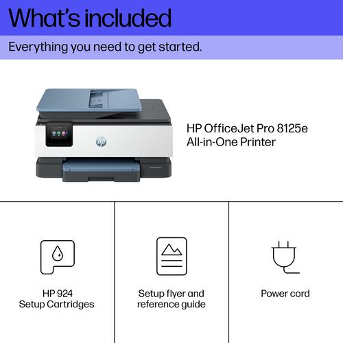 Actual product image HP OfficeJet Pro 8125e (Ink, Colour)
