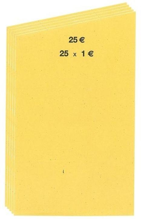 Inkiess Hand rolling paper 1,00€ yellow PU=50 sheets