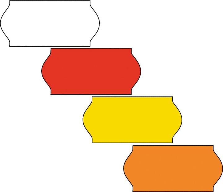 Image du produit NoName Etiquettes pour marquage des prix format 26 x 12 mm