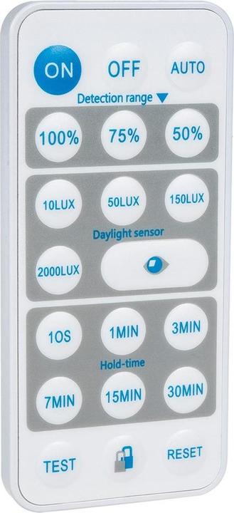 Actual product image Maclean infrared motion sensor with remote control IP65, max. 800W, 1200W (MCE241) (12 m)